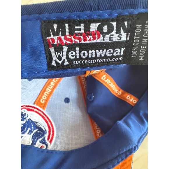 Chicago Cubs Conquer Cancer Foundation Baseball Blue & Orange Melonwear Cotton - Picture 6 of 6